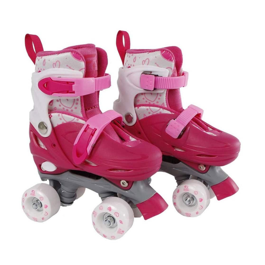 Street Rider Kids Rollerblades - Adjustable Hardboot Pink