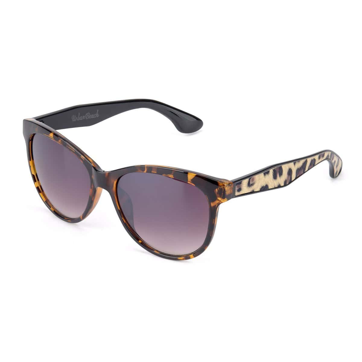 Urban Beach Alya Damen Sonnenbrille - Cat Eye Cat-3 UV-Schutz - Braun mit braunen Gläsern - Panther