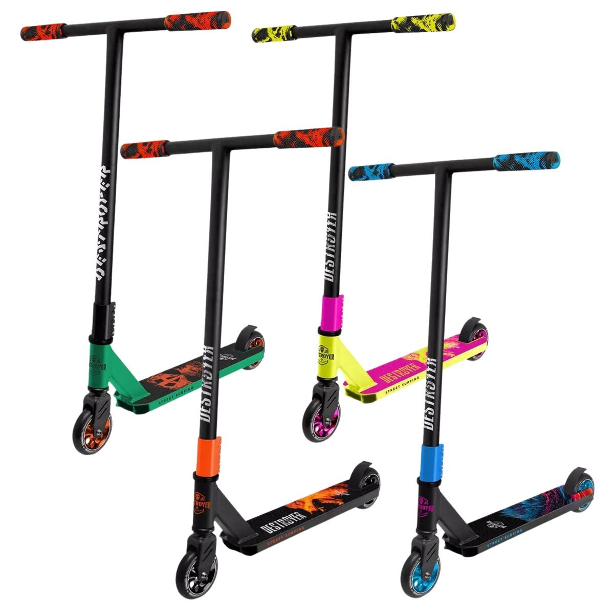 Street Surfing Destroyer Stunt scooter - 110mm wheels - Stunt scooter for kids and teens