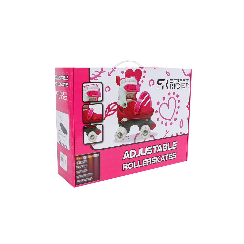 Street Rider Kinder Rolschaatsen – Verstelbare Hardboot Roze - Image 2