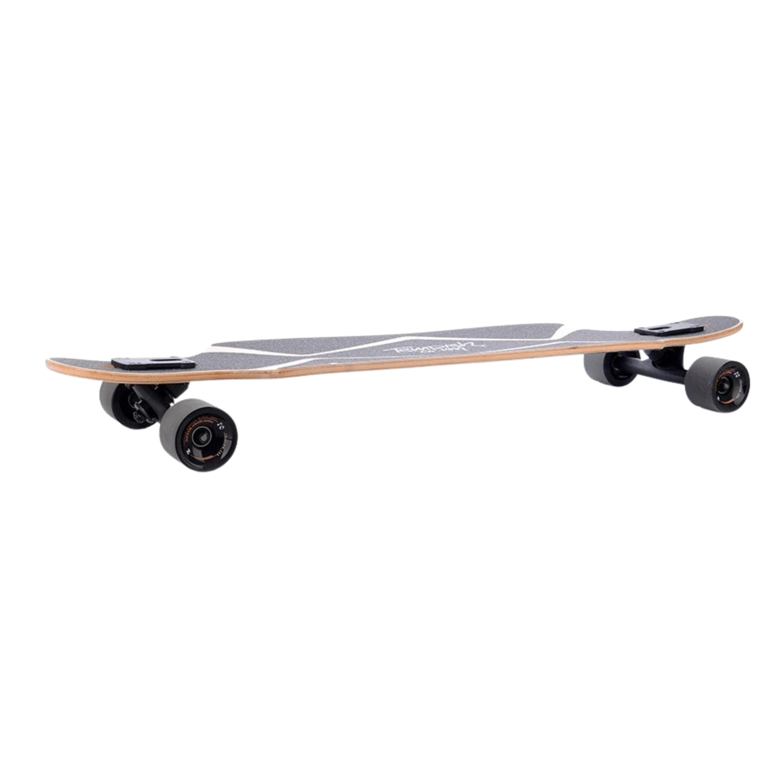Tempish Frogman longboard – zijaanzicht van drop-through deck met laag profiel.