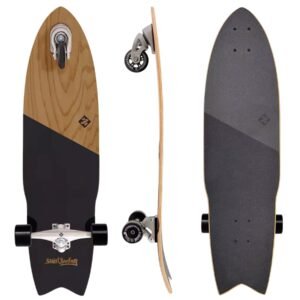 Street Surfing 36" Surfskate Shark Attack Koa - Schwarz - 91 cm