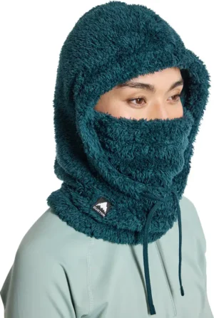 Halswärmer Burton Lynx Hood Deep Emerald auf Modell