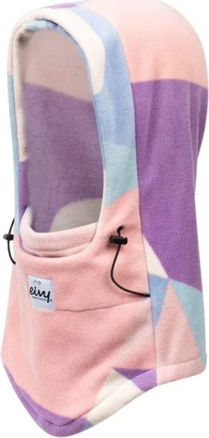 Eivy Mandy Fleece Balaclava front view in Abstract Pastels - helmcompatibele bivakmuts