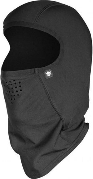 TSG Storm Mask Balaclava schwarz unter dem Helm getragen