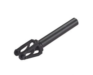 Chilli Chilli Vorderradgabel Street Series – SCS 160 mm – Schwarz – mit Radachse und matter Oberfläche