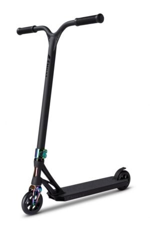 Chilli Beast V2 – Stunt-Scooter – 110-mm-Räder – Schwarz/Neochrom – Komplettes Freestyle-Setup
