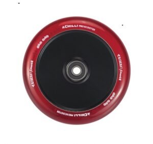 Chilli Zero V2 Stunt-Scooter-Rad – 120 mm – rot – 1 Stück – mattschwarzer Kern