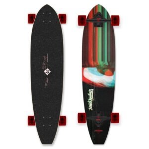Street Surfing – Cut Kicktail Longboard 36" Drag Vision – 91 cm – Drag Vision-Aufdruck