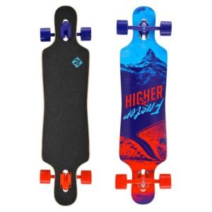 Street Surfing – Freeride Longboard 39" Höher Schneller – 99 cm – Drop-Through-Stabilität