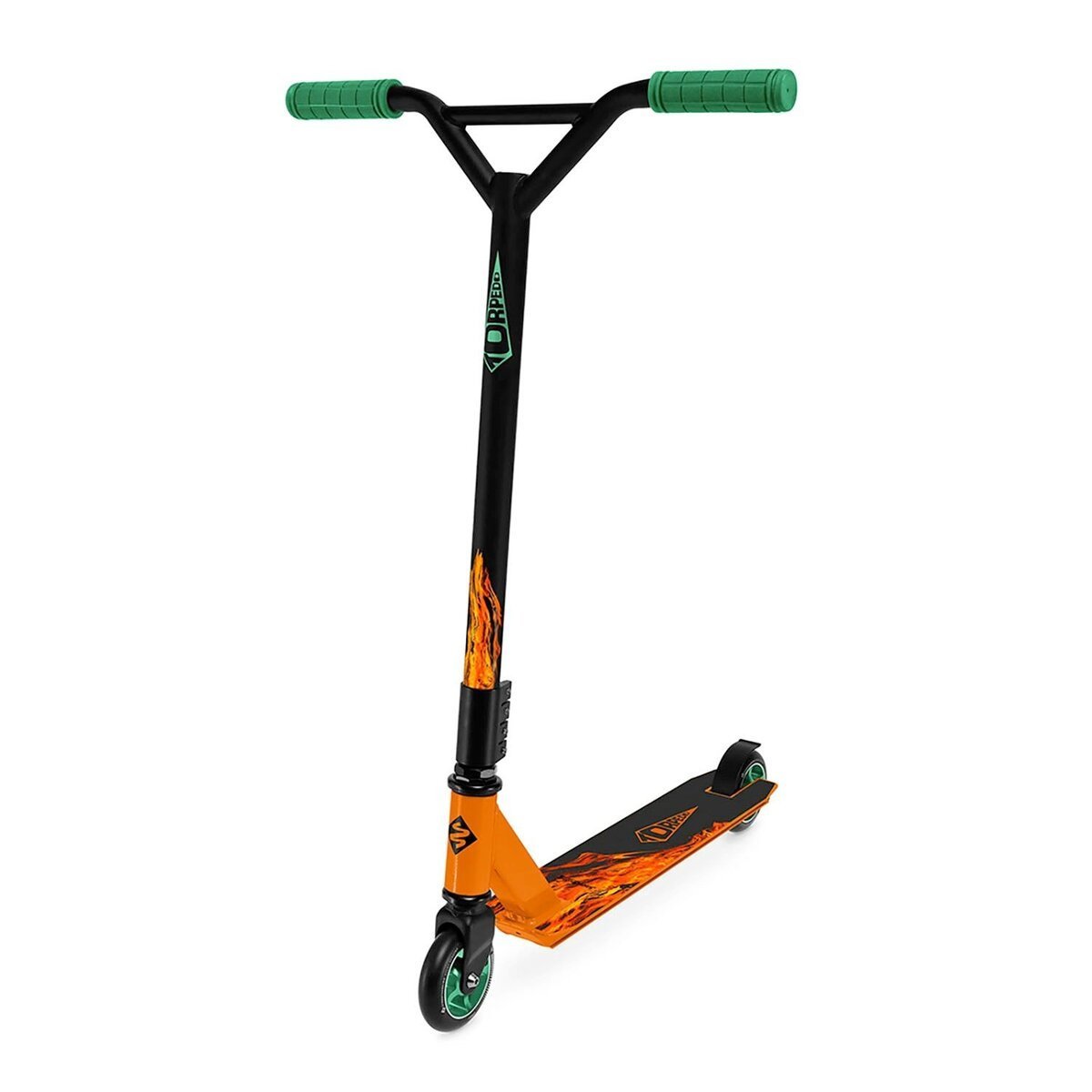 Street Surfing Torpedo Stunt Scooter Firestarter 100mm – Black/Orange