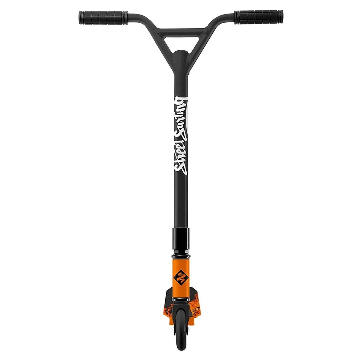 Street Surfing Torpedo Stuntstep Firestarter 100mm – Zwart/Oranje - Image 4
