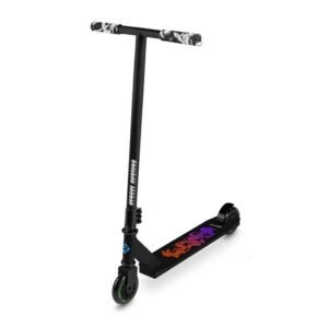 Street Surfing - Trickster Stunt Scooter - Black Gum - 100mm Wheels - Ready for the skate park