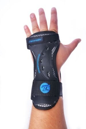 Tempish - Acura 2 Handgelenkschützer Inline-Skating Schwarz S – Doppelte Schiene