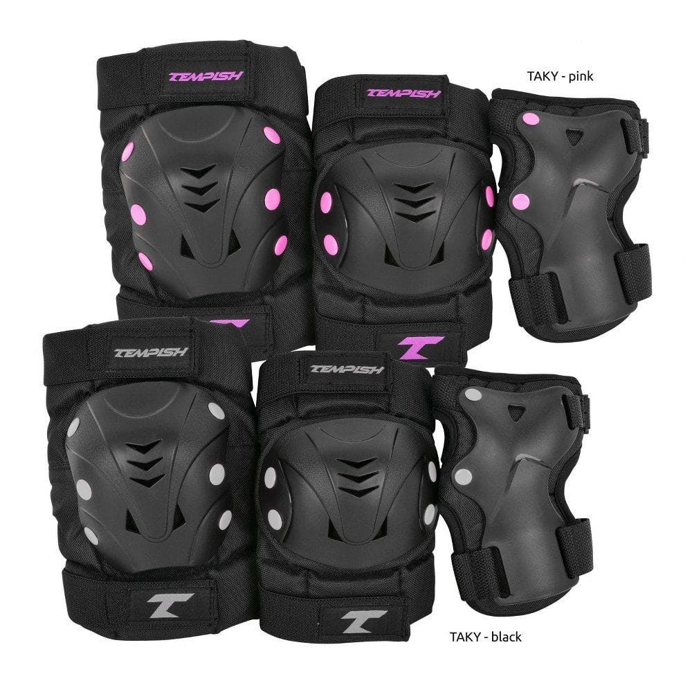 Tempish Taky Skatebescherming Set Volwassenen Zwart S - Compleet 3-delig - Image 2