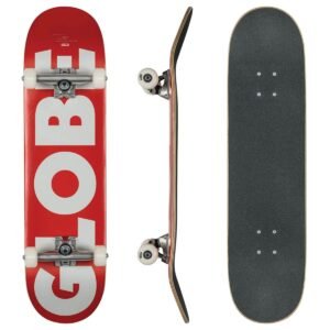 Globe G0 Fubar Complete Skateboard 8.25FU Rot/Weiß